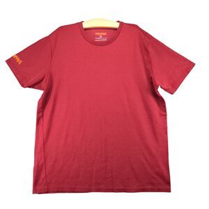 Official Popeyes Louisiana Kitchen Staff Employee Shirt Mens Size XL Red Logo